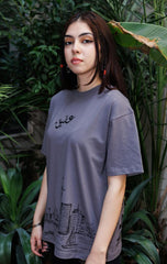 Aqeeq Smoke Grey T-Shirt